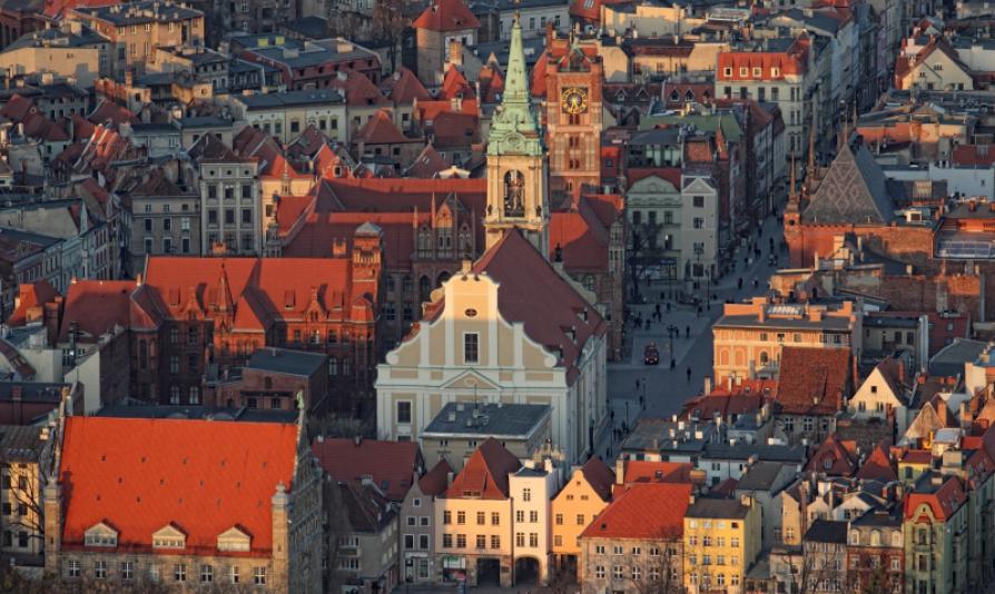 Na zdjęciu toruńska starówka