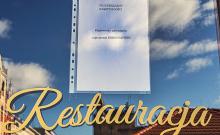 Zdjęcie szyby w restauracji z informacją o zamknięciu