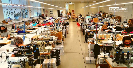 Na zdjęciu szwalnia firmy Babell 