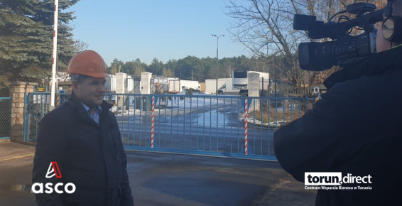 Na zdjęciu Marcin Wolski, dyrektor operacyjny ASCO 