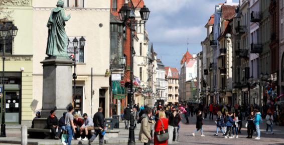 Turyści na starówce