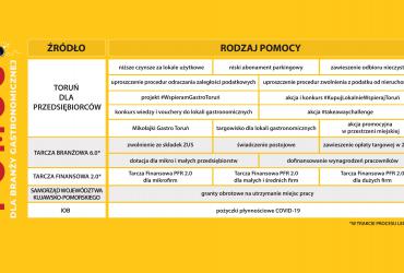 Grafika przedstawia założenia Tarczy Antykryzysowej 